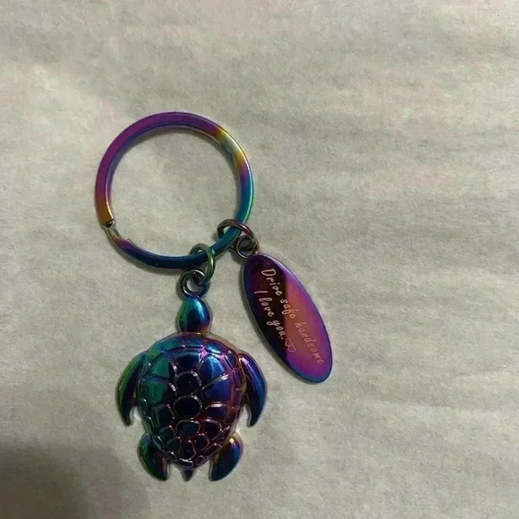 Turtle Keychain “Drive safe, I love you”NWOT - Picture 5 of 5